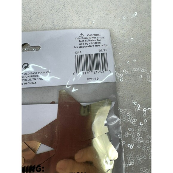 321 Party Gold Star Wall Backdrop 4ft x 5ft Photo Booth Decor Set If 10 Packs - Picture 5 of 5